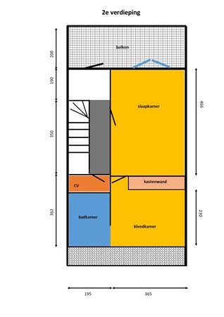 Floorplan - Santhorstlaan 48, 2242 BH Wassenaar